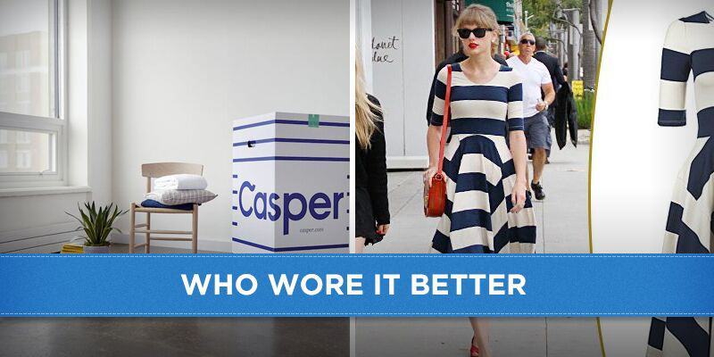 Casper mattress vs Taylor Swift