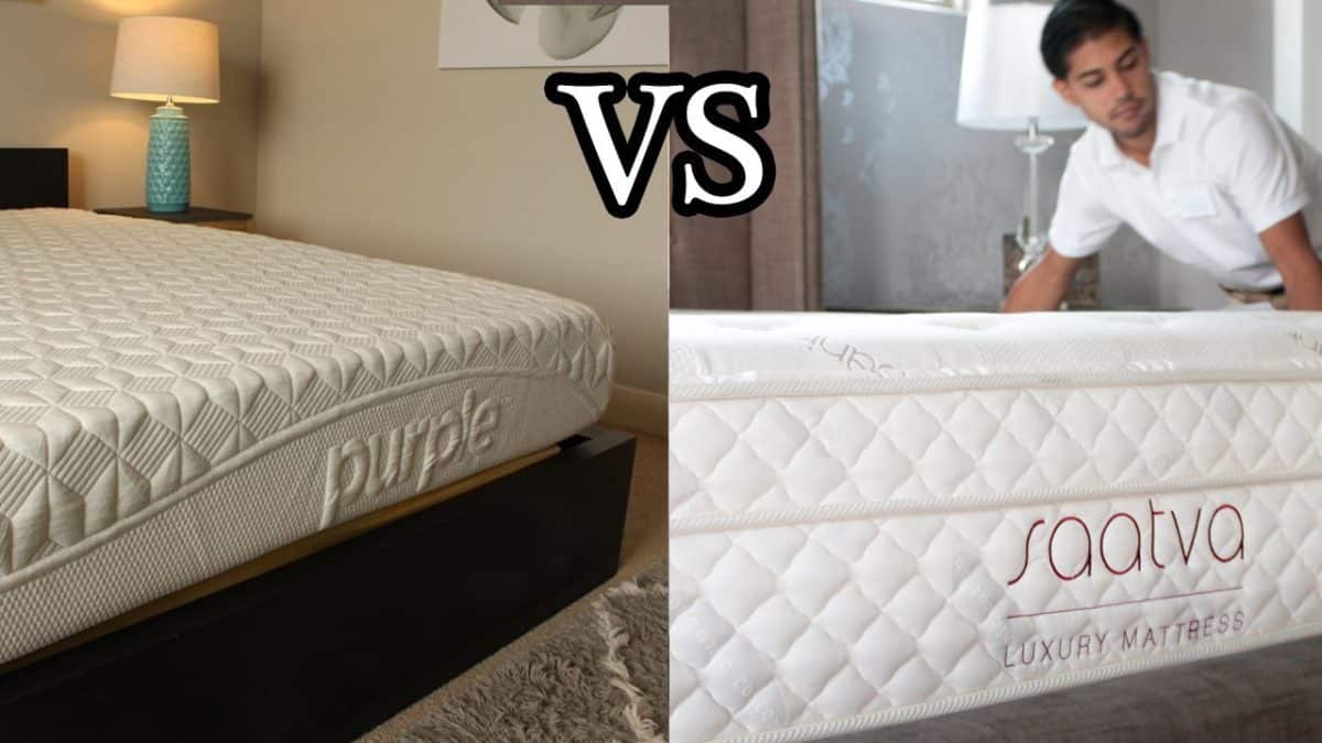 purple mattress vs saatva