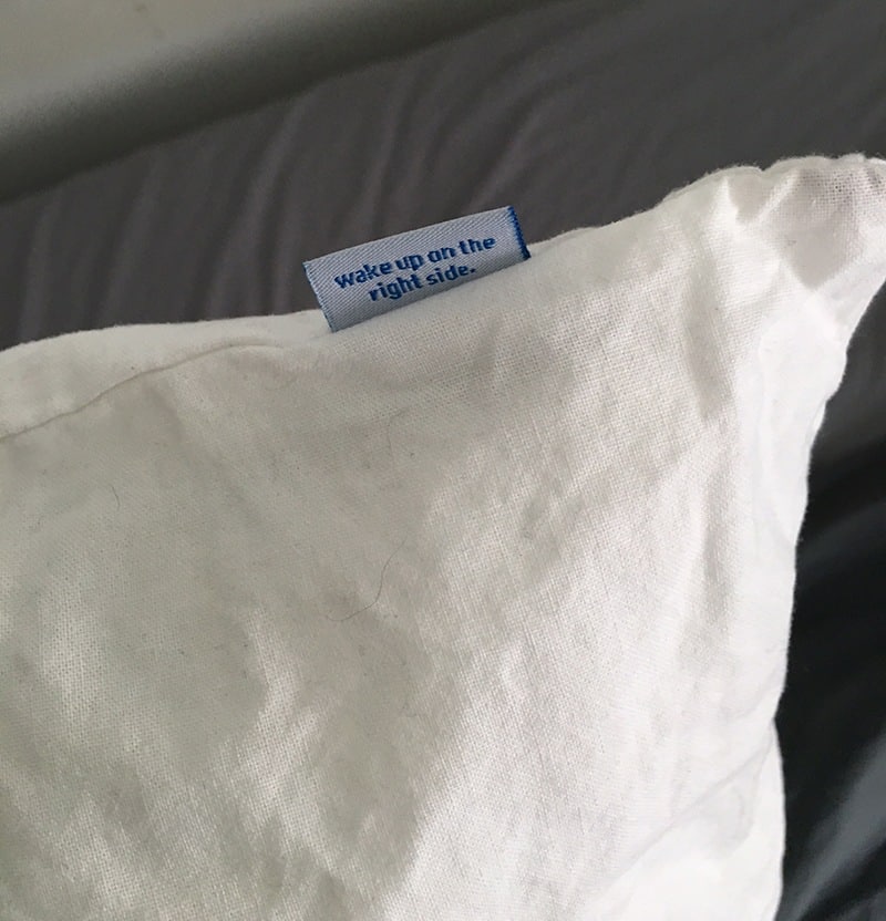 Bedface Pillow Case Tag