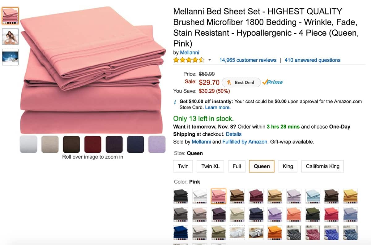 Been using @Mellanni Lux sheets at an affordable price for awhile now , Mellanni Bed Sheets