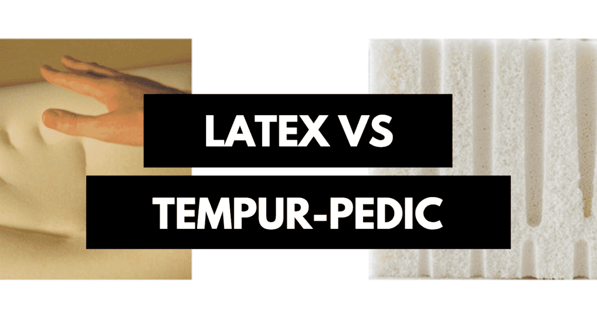 latex mattress vs tempurpedic