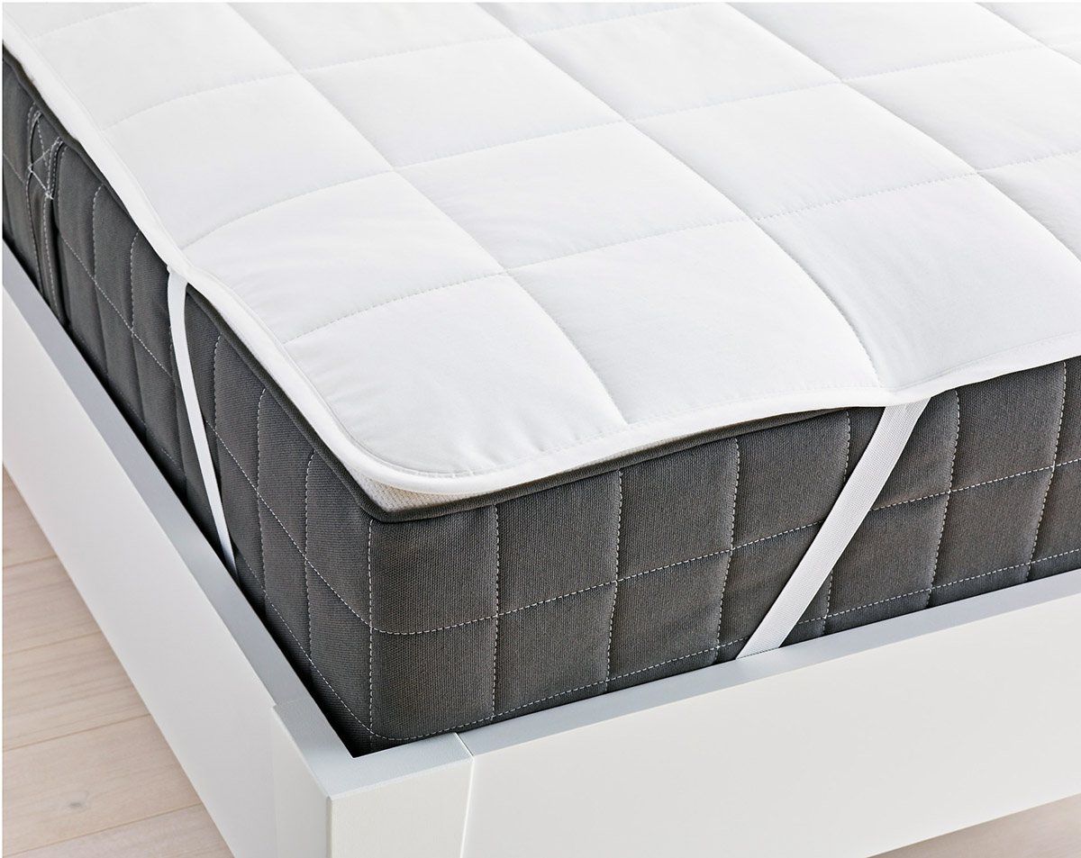 mattress protector with anchor bands