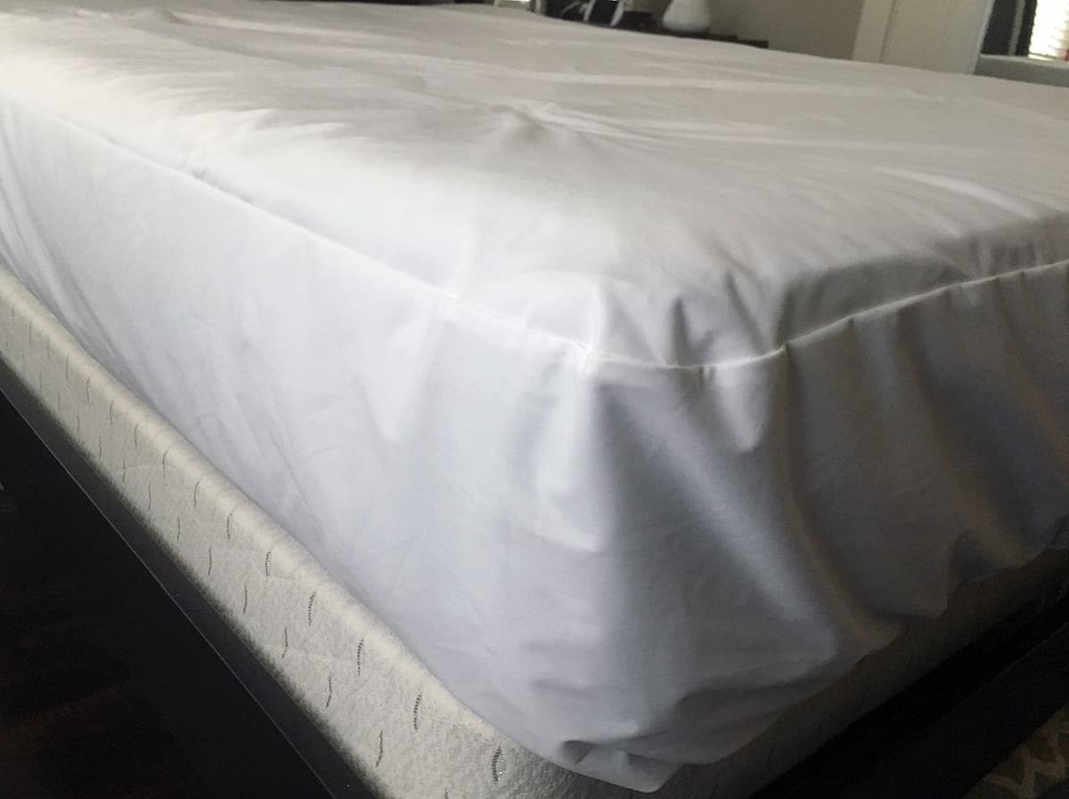 mattress protector encasement vs fitted