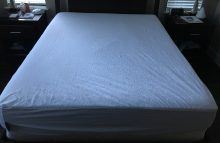 Protect A Bed Premium Mattress Protector, Cotton Terry Fitted Sheet Style,  Twin XL / Split King