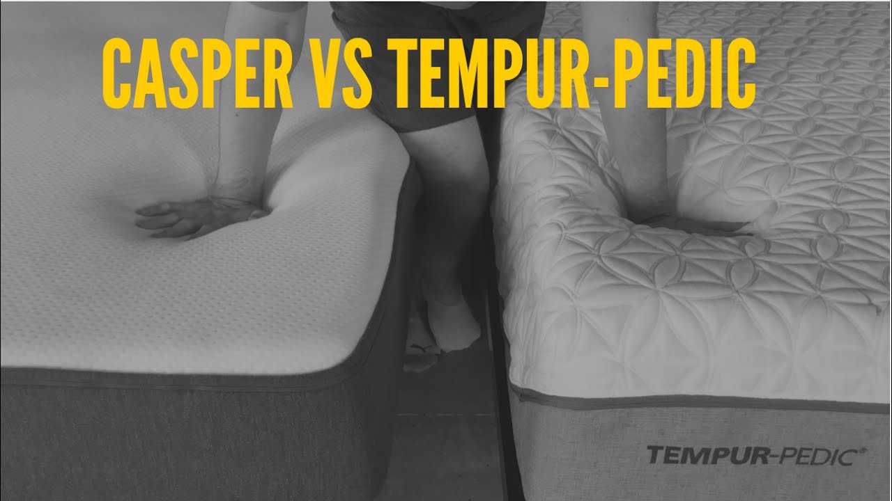 casper really comparable to tempur pedic foam mattress