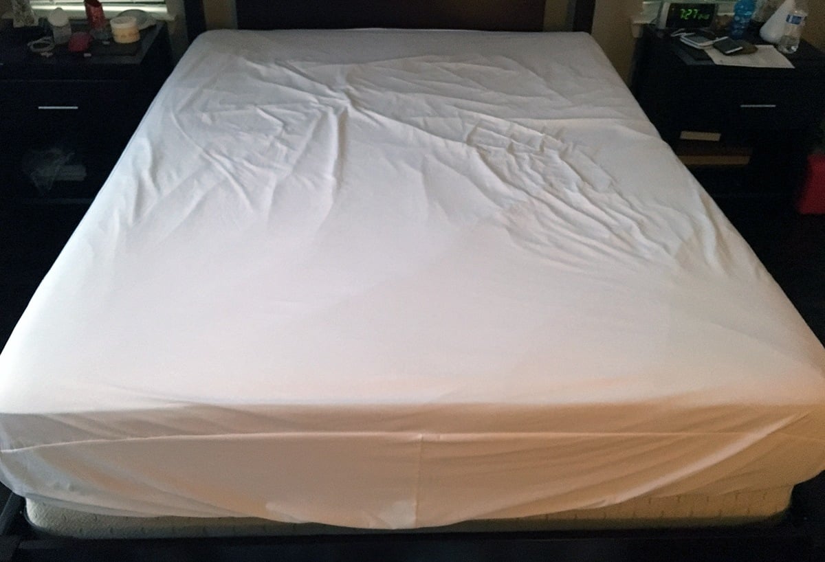purple mattress protector care instructions
