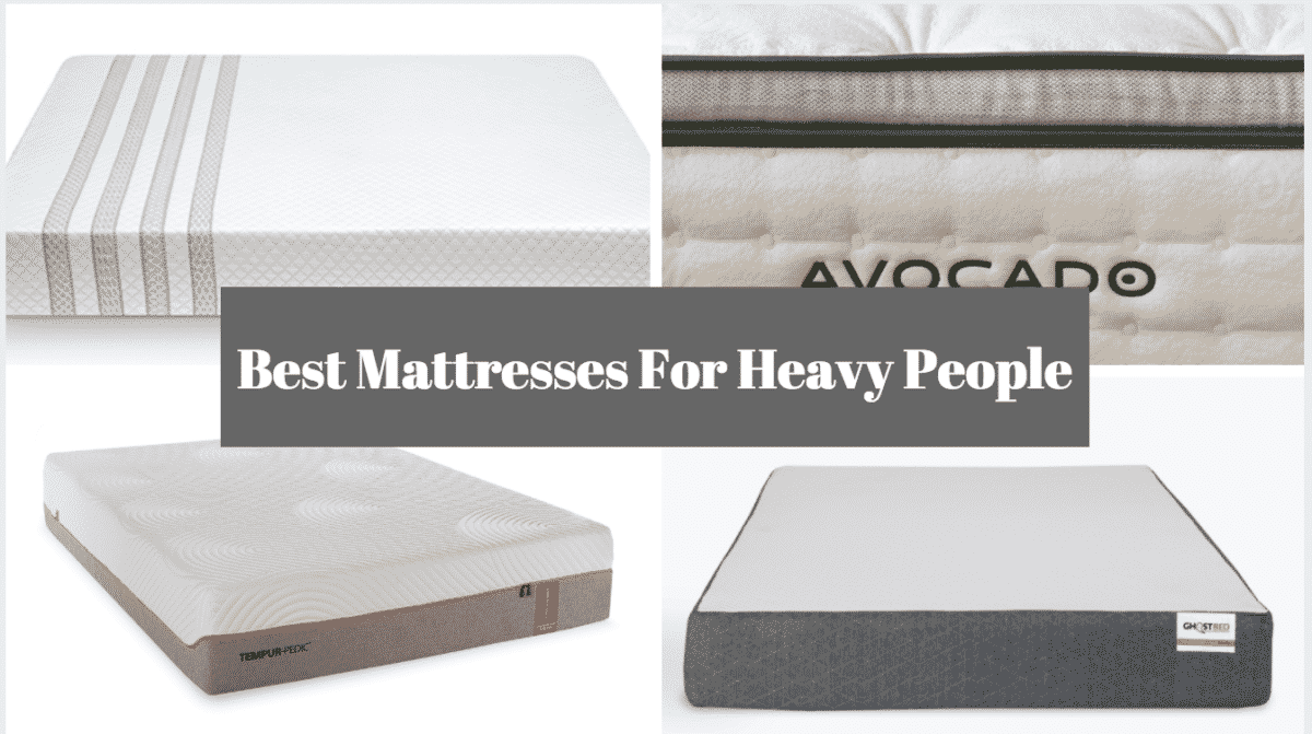 5 Best Mattresses For Heavy People