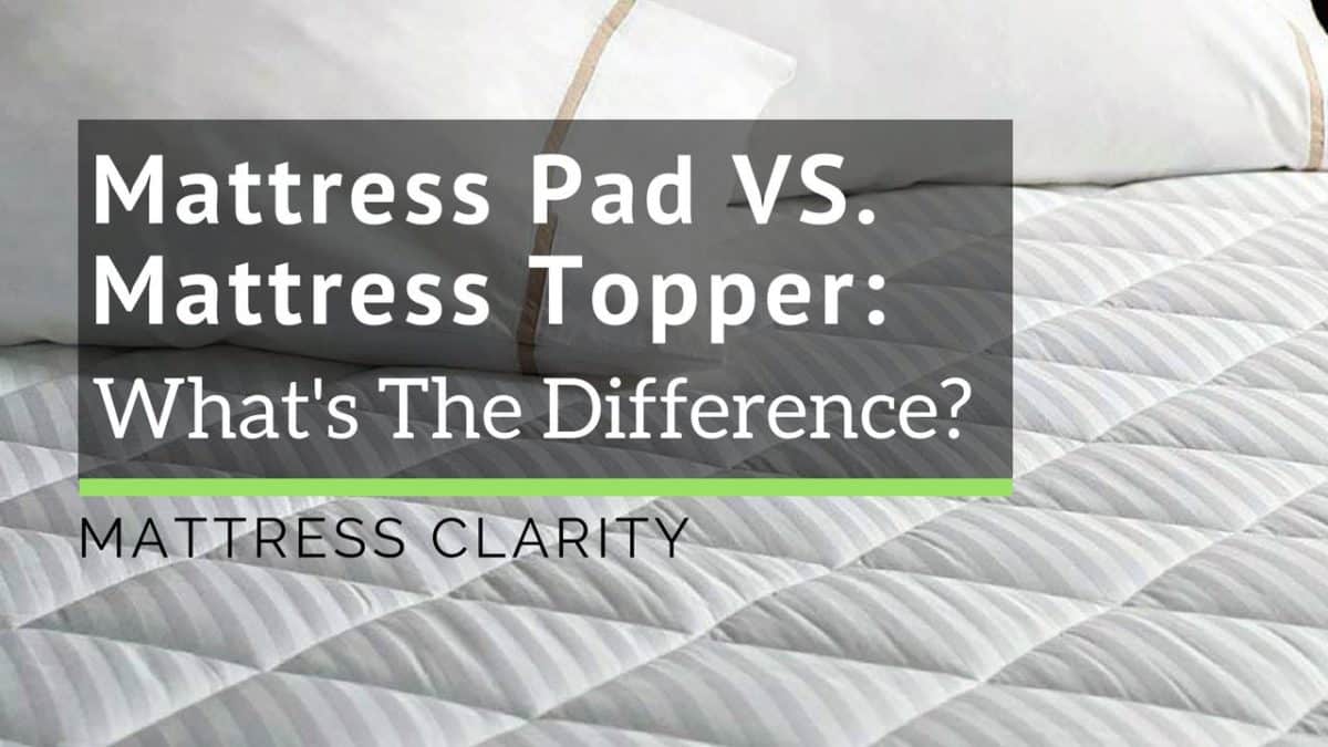 difference between mattress pad topper