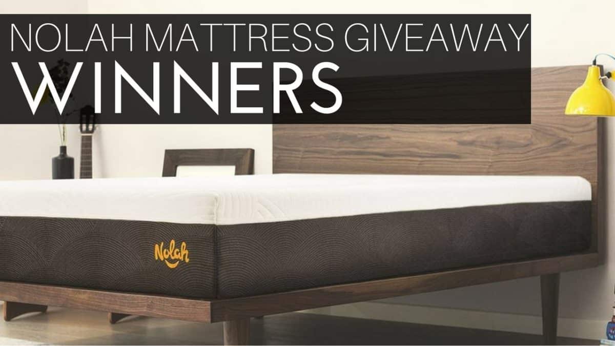 Nolah Mattress Giveaway 3 Winners! (2024) Mattress Clarity