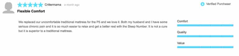 sleep number p5 review