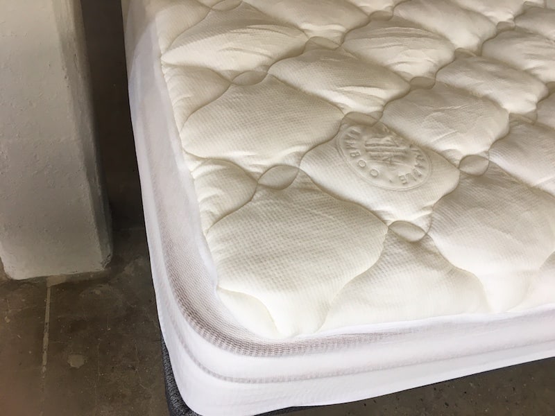 posh home luxury bamboo mattress pad
