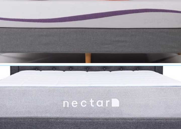 nectar mattress vs purple vs tuft and needle