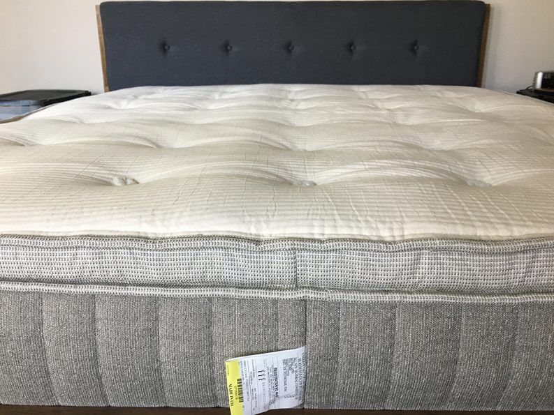 cedar mattress button tufting on top