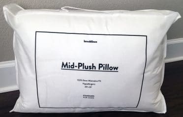 brooklinen plush down pillow review