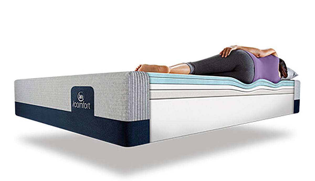 serta icomfort blue 300 memory foam firm mattress