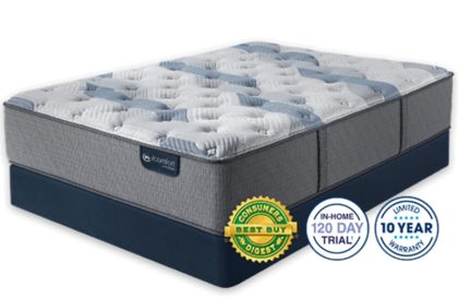 serta icomfort hybrid blue fusion 1000 plush pillow top mattress