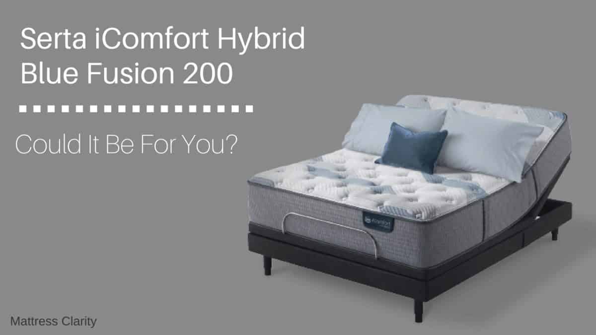 serta icomfort hybrid blue fusion 200 plush mattress