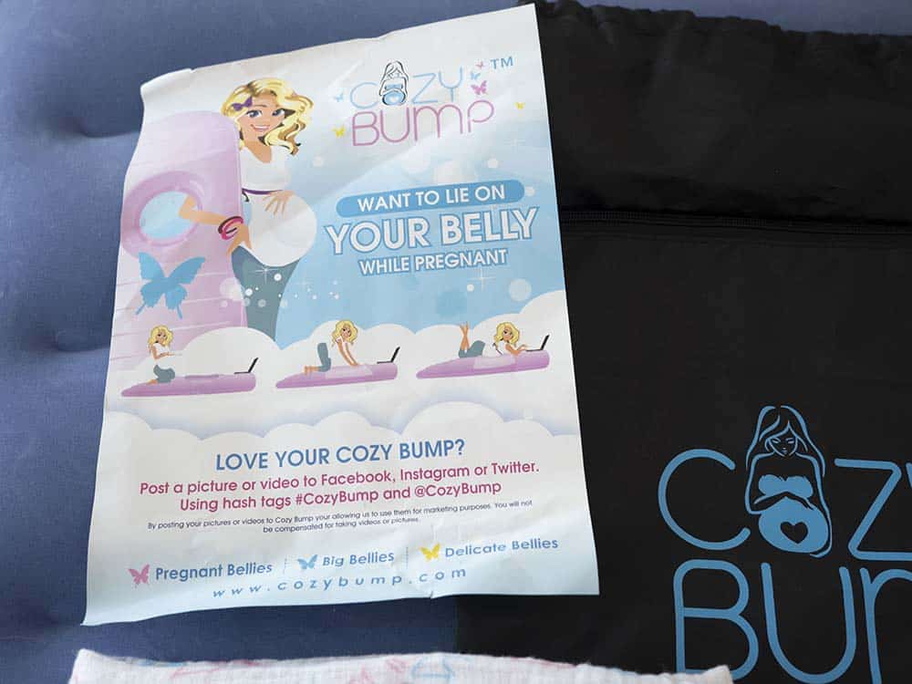cozy bump pillow review instructions