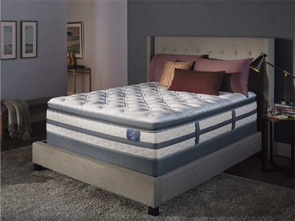 super pillow top mattress serta glenmoor