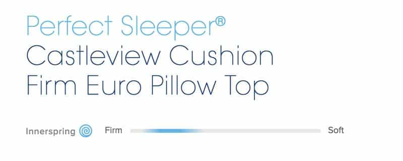 serta castleview cushion firm pillowtop twin mattress set