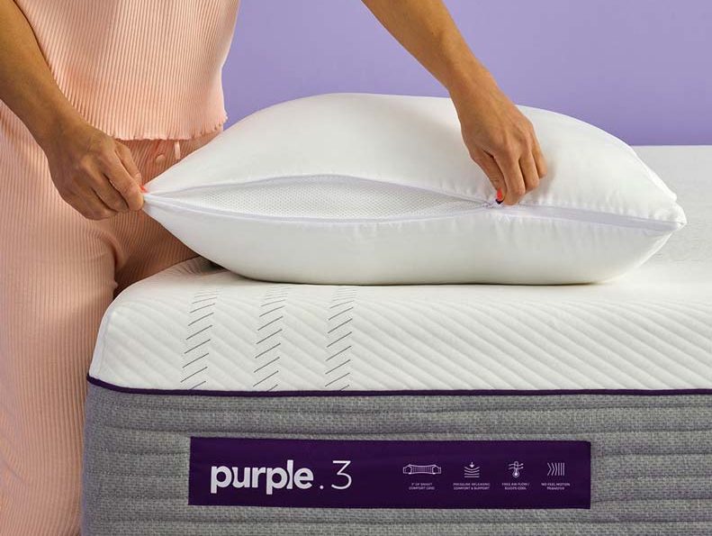 pillow tops to put on purple mattress