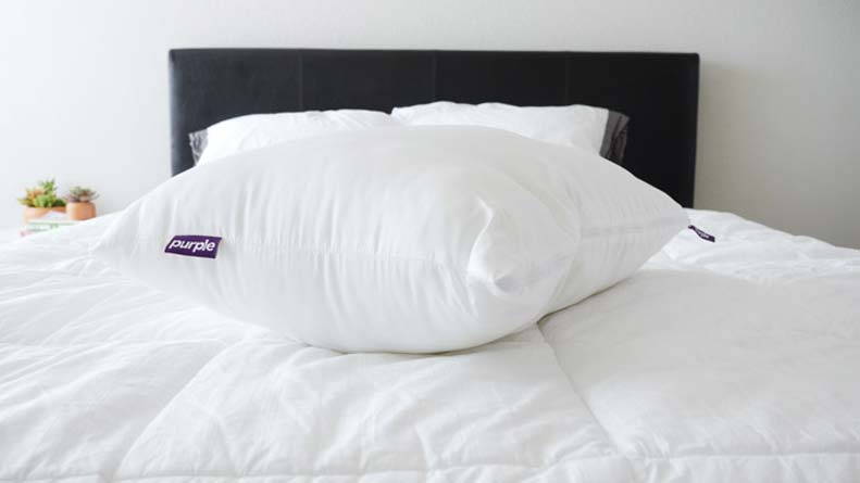 purple plush pillow review