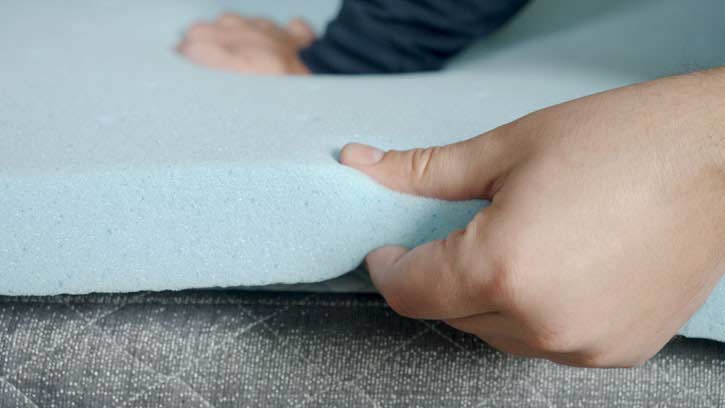 lucid memory foam mattress topper review