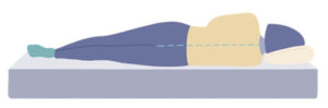 Good Spinal Alignment - Side Sleeping