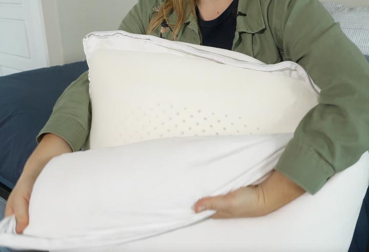 Saatva Latex Pillow VS Layla Kapok Pillow