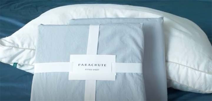 Parachute Percale Fitted Sheet - White