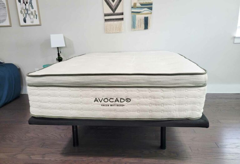 avocado green latex mattress - california king