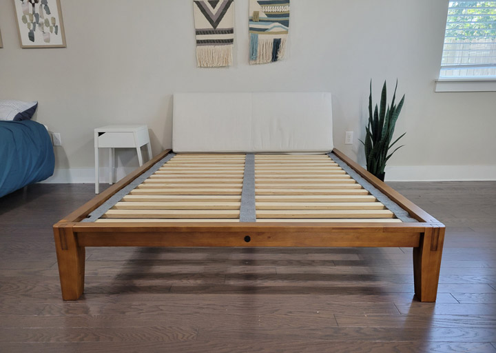thuma bed with tempurpedic mattress