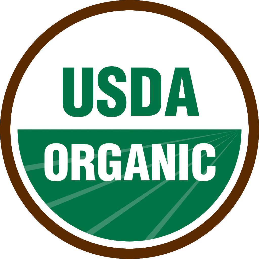 The USDA organic seal.