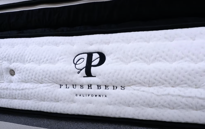 a side view of the PlushBeds Signature Bliss