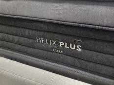 the front of the Helix Plus Luxe mattress