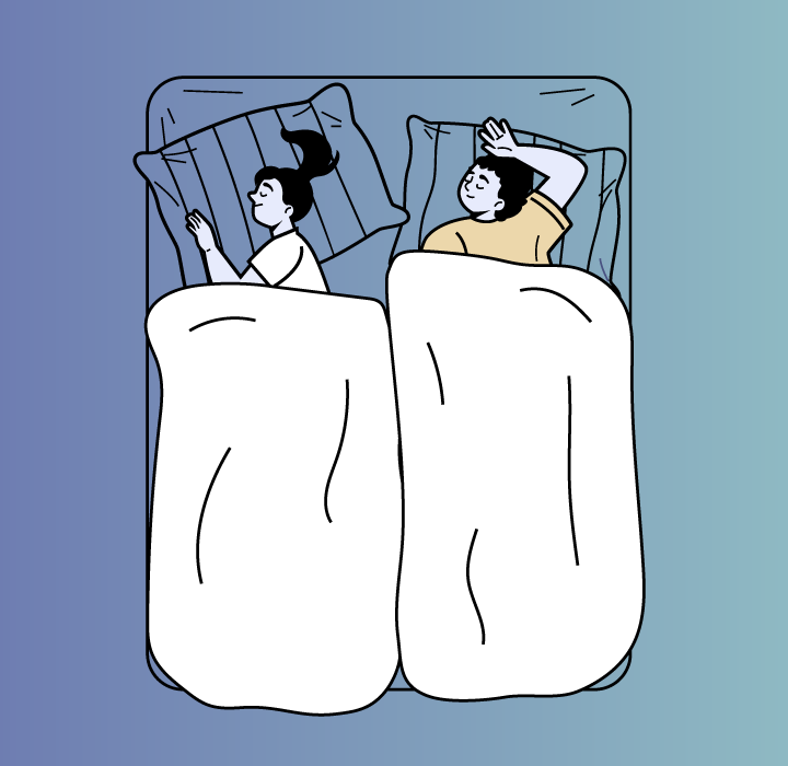 Scandinavian Sleep Method Illustration Illustration 4